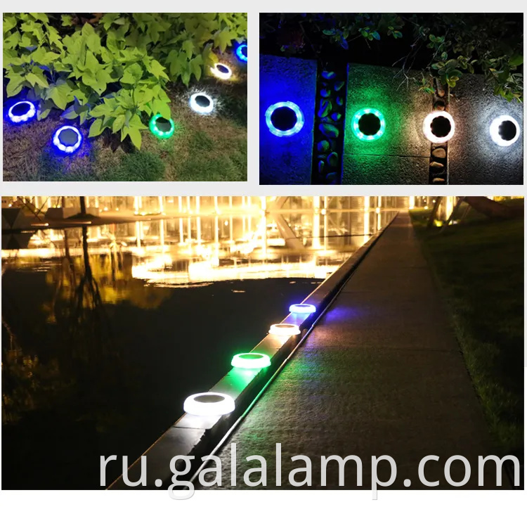 Экологически чистые светодиодные солнечные садовые огни для наружных помещений